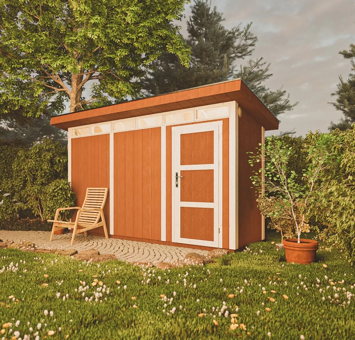 M902 Smartpanel med gulv,rød – Products